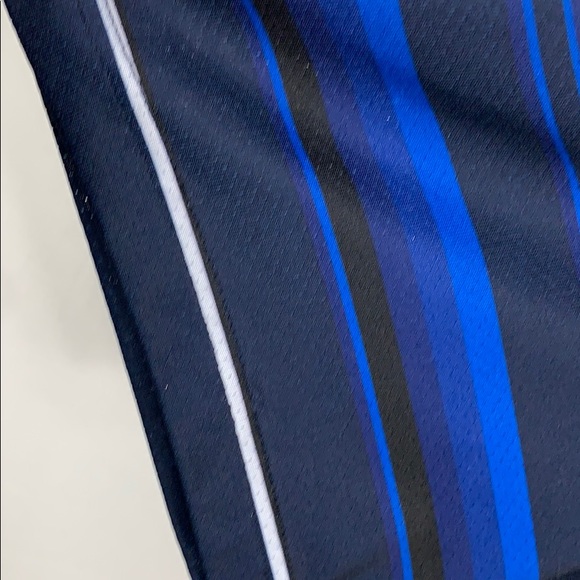 Grand Slam air-flow blues/white striped polo XL - Picture 3 of 5